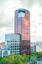 Edificio Allianz skyscraper in Barcelona.