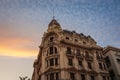 Edificio Banco Central Building at sunset - Granada, Andalusia, Spain