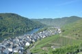 Ediger-Eller,Mosel River,Mosel Valley,Germany Royalty Free Stock Photo