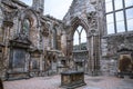 Edinburg. Ruins of Holyrood Abbey founded in 1128 by David I.