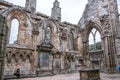 Edinburg. Ruins of Holyrood Abbey founded in 1128 by David I.