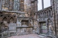 Edinburg. Ruins of Holyrood Abbey founded in 1128 by David I.