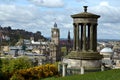 Edinburgh from Calton Hill Royalty Free Stock Photo