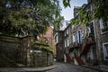 Corners and Houses of Edinburgh City - Scotland Royalty Free Stock Photo