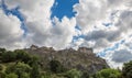 Edinburgh Castle on Castle Rock Royalty Free Stock Photo