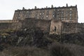 Edinburgh Castle On A Cliff