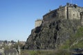 Edinburgh Castle on extinct volcano