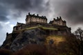 The Edinburgh Castle - Edinburgh, Scotland (Generative AI)