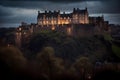 The Edinburgh Castle - Edinburgh, Scotland (Generative AI)