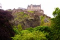 Edinburgh Castle historic fortress, Scotland Royalty Free Stock Photo