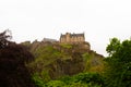 Edinburgh Castle historic fortress, Scotland Royalty Free Stock Photo