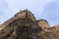 Edinburgh Castle is a historic castle in Edinburgh, Scotland. It stands on Castle Rock Royalty Free Stock Photo