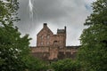 Edinburgh Castle is a historic castle in Edinburgh, Scotland UK. It stands on Castle Rock. Royalty Free Stock Photo