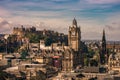 Edinburgh Castle medieval Scotland landmark Royalty Free Stock Photo