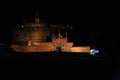 Edinburgh Castle at night, Scotland Royalty Free Stock Photo