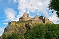 Edinburgh Castle, Scotland, from the west Royalty Free Stock Photo