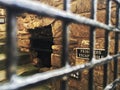 Prisoners& x27; escape hole, Edinburgh Castle Royalty Free Stock Photo