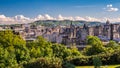 Edinburgh city from Calton Hill.