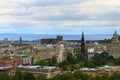 Edinburgh city panorama Royalty Free Stock Photo