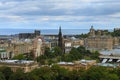 Edinburgh city panorama Royalty Free Stock Photo