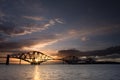 Edinburgh Forth Bridge Sunset