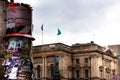 Edinburgh Fringe 2018 On The Mile Poster covered pillars Royalty Free Stock Photo