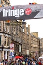 Edinburgh Fringe 2018 On The Mile Royalty Free Stock Photo