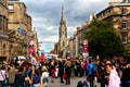 Edinburgh Fringe Festival 2018 on The Royal Mile Royalty Free Stock Photo