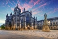 Edinburgh Giles cathedral at sunrise, Scotland Royalty Free Stock Photo