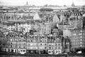 Edinburgh old town city view from Calton Hill. Royalty Free Stock Photo