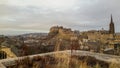 Edinburgh Panorama Cityscape Scotland UK Royalty Free Stock Photo