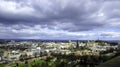 Edinburgh - panorama, a view from Edinburgh Castle Royalty Free Stock Photo