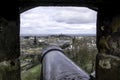 Edinburgh - panorama, a view from Edinburgh Castle Royalty Free Stock Photo