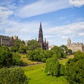 Edinburgh Princes Street Gardens Royalty Free Stock Photo