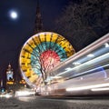 Edinburgh Princes street at night