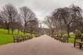 Edinburgh princess garden Royalty Free Stock Photo