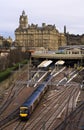 Edinburgh Rail Train station Royalty Free Stock Photo