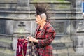 Edinburgh, Scotland, August 8th 2019.Edinburgh Festival Fringe.Street Performer Royalty Free Stock Photo