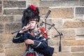 Edinburgh, Scotland, August 8th 2019.Edinburgh Festival Fringe.Street Performer Royalty Free Stock Photo