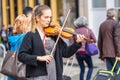 Edinburgh, Scotland, August 8th 2019.Edinburgh Festival Fringe.Street Performer Royalty Free Stock Photo