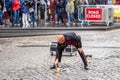 Edinburgh, Scotland, August 8th 2019.Edinburgh Festival Fringe.Street Performer Royalty Free Stock Photo