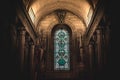 EDINBURGH, SCOTLAND DECEMBER 15, 2018: Interior of Scottish National War Memorial, made by some of Scotland finest artists and