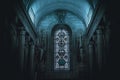 EDINBURGH, SCOTLAND DECEMBER 15, 2018: Interior of Scottish National War Memorial, made by some of Scotland finest artists and