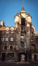 EDINBURGH, SCOTLAND DECEMBER 14, 2018: A view of the historic Tolbooth Tavern situated along Canongate on the Royal Mile