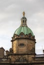 Edinburgh Scotland England. Architecture of the city. View of the Museum on the Mound in Edinburgh.