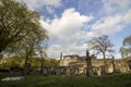 Edinburgh Scotland England. Old Calton Cemetery - a cemetery with old gravestones in Edinburgh.