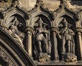 Sculptured Facade of St. Giles Cathedral in Edinburgh, Scotland