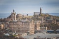 View from Edinburgh Castle, Scotland Royalty Free Stock Photo