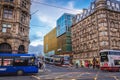 Princess Street,New Town area of Edinburgh Royalty Free Stock Photo