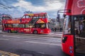 CitySightseeing double decker tourist bus in Edinburgh Royalty Free Stock Photo